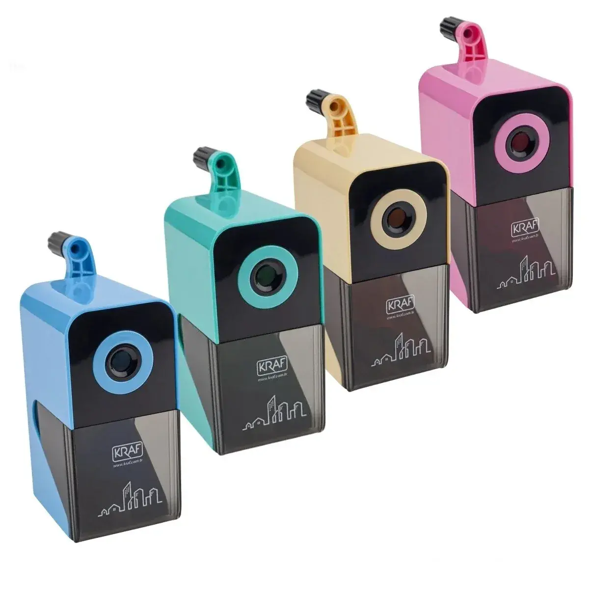 Kraf Kalemtraş Kollu Mini 700G Karışık Renkli