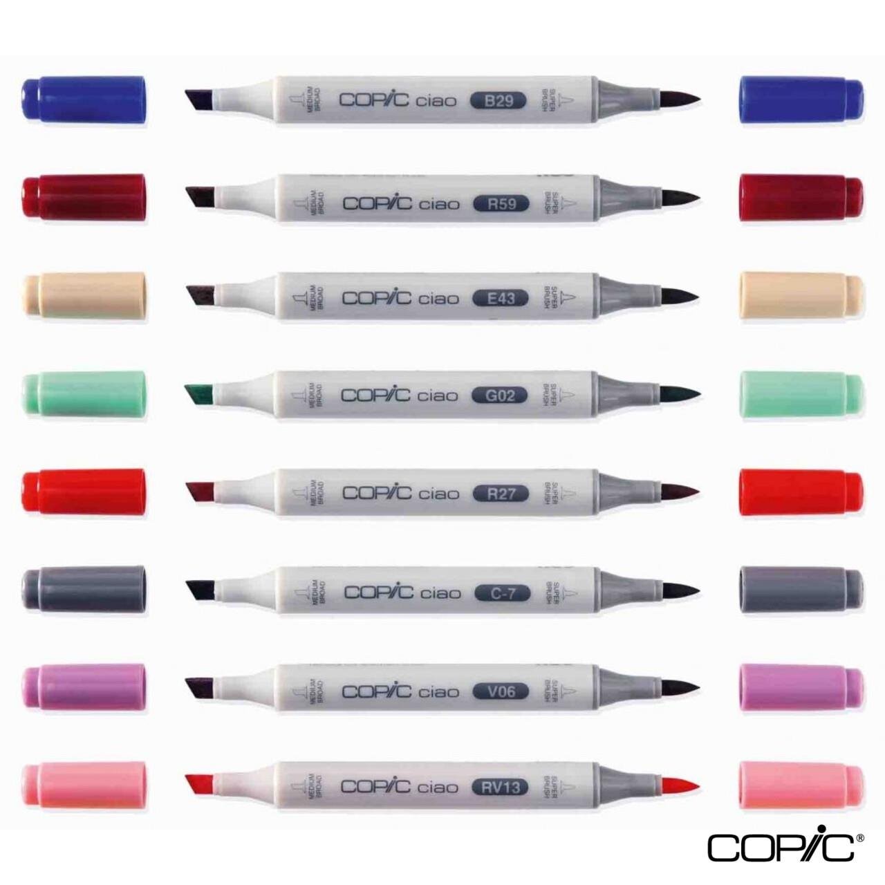 Copic Ciao Marker W-7 Warm Grey No:7
