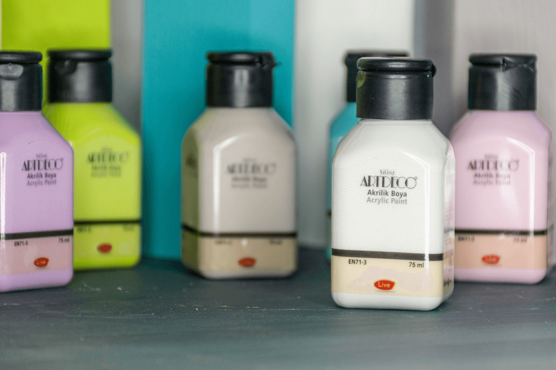 Artdeco Akrilik Boya Seti 8x75ml Smoky Pastel Renkler