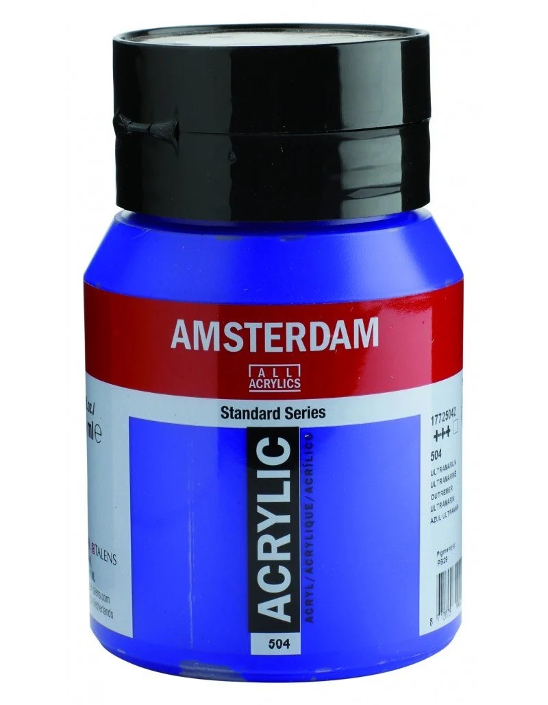 Talens Amsterdam Standard Akrilik Boya 500 ml 504 Ultramarine