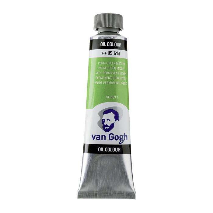 Talens Van Gogh Yağlı Boya 40 ml 614 Permanent Green Medium