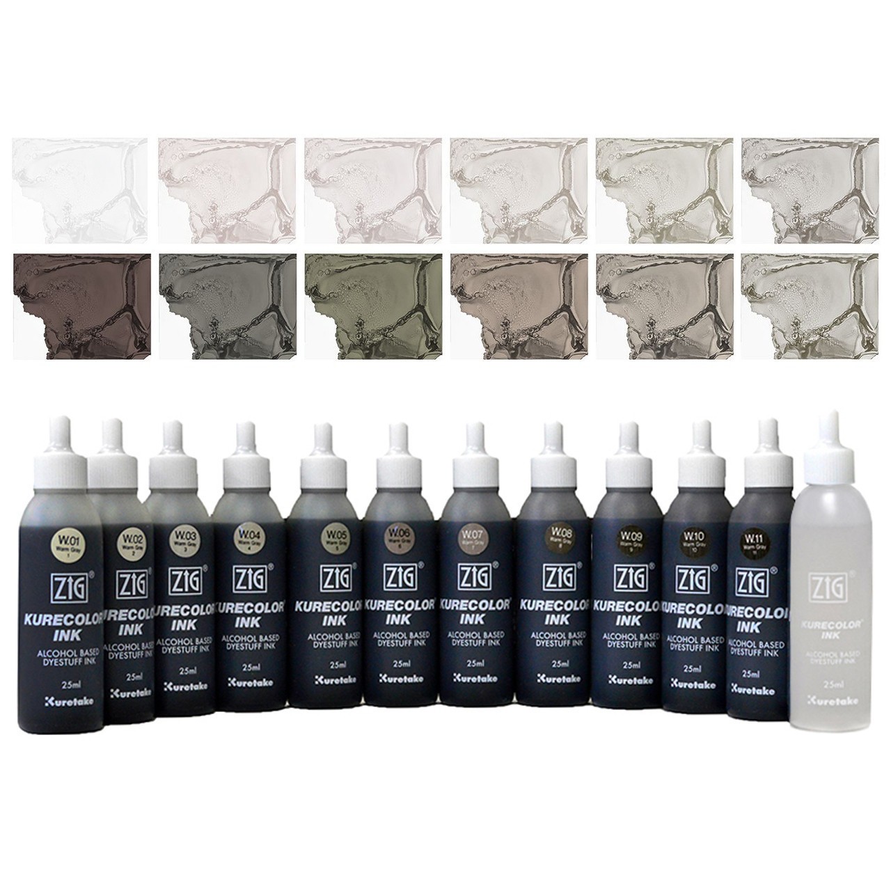 Zig Kurecolor Mürekkep 25 ml W09 Warm Gray 9