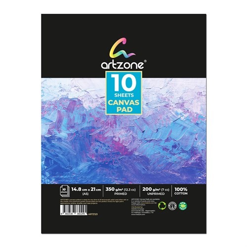 Artzone Canvas Pad Tuval Dokulu Defter A5 10 sf 350 gr