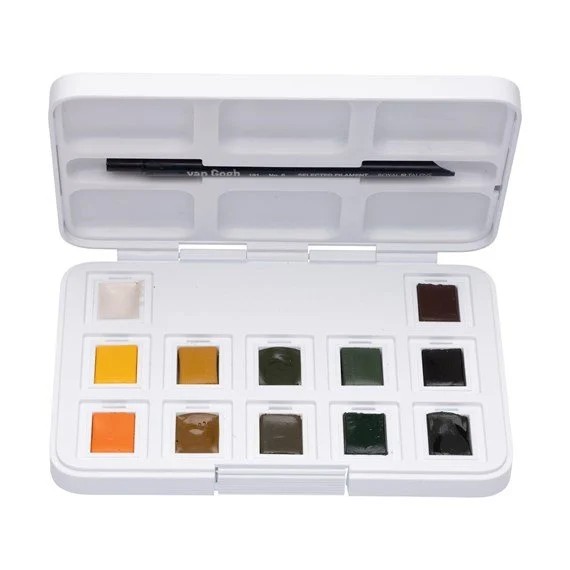 Talens Van Gogh Suluboya Shades Of Nature 12 Renk Set