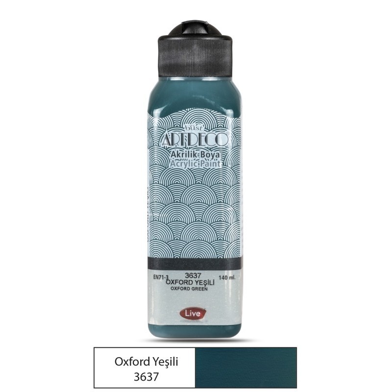 Artdeco Akrilik Boya 140 ml 3637 Oxford Yeşili