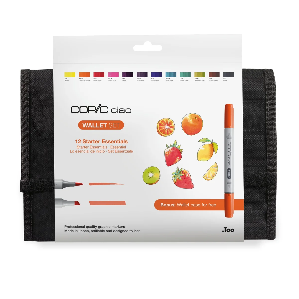 Copic Cüzdan Starter Essetials Set 12’li