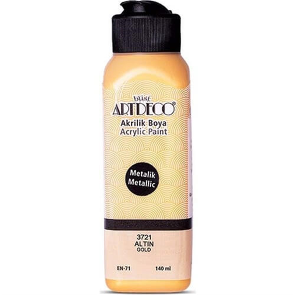 Artdeco Metalik Akrilik Boya 140 ml Altın 3721