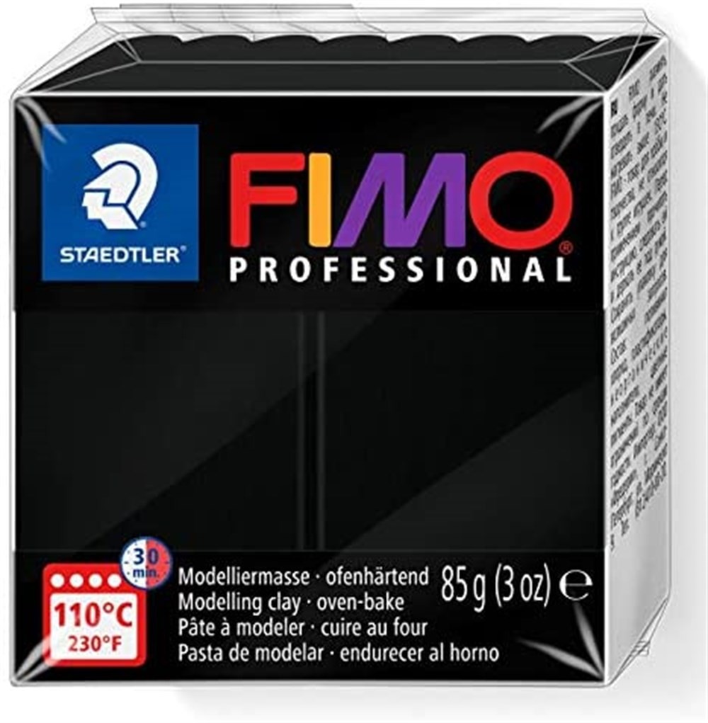 Fimo Profesyonel Polimer Kil Siyah 85 gr 8004-9