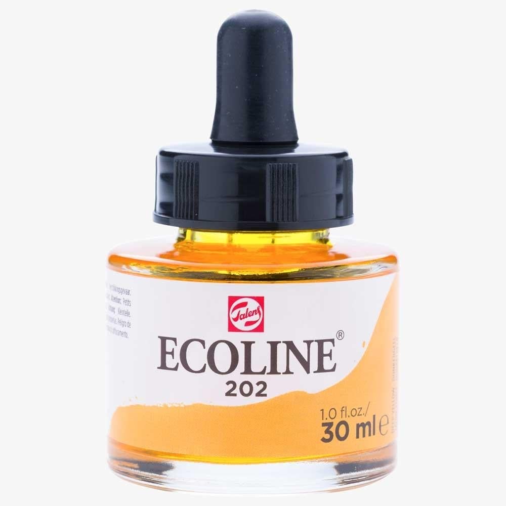 Talens Ecoline Sıvı Sulu Boya 30 ml 202 Deep Yellow