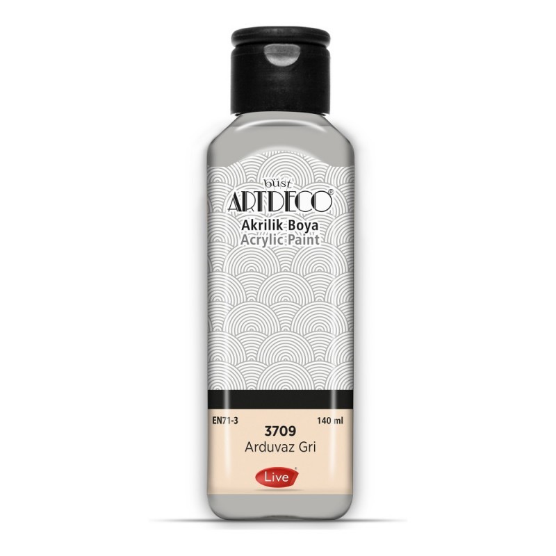 Artdeco Akrilik Boya 140 ml 3709 Arduvaz Gri