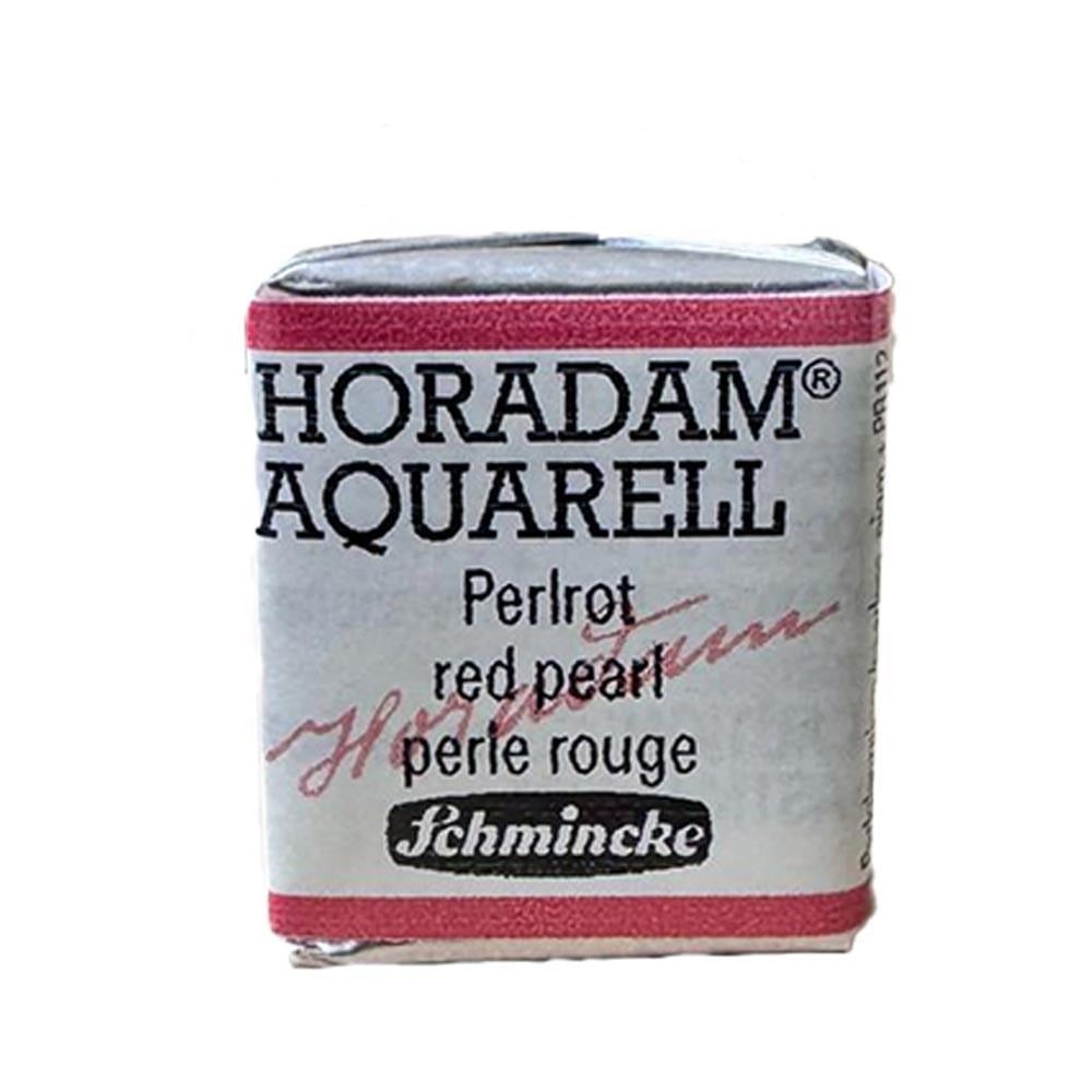 Schmincke Horadam Aquarell Yaldız Sulu Boya Yarım Tablet 993 Red Pearl