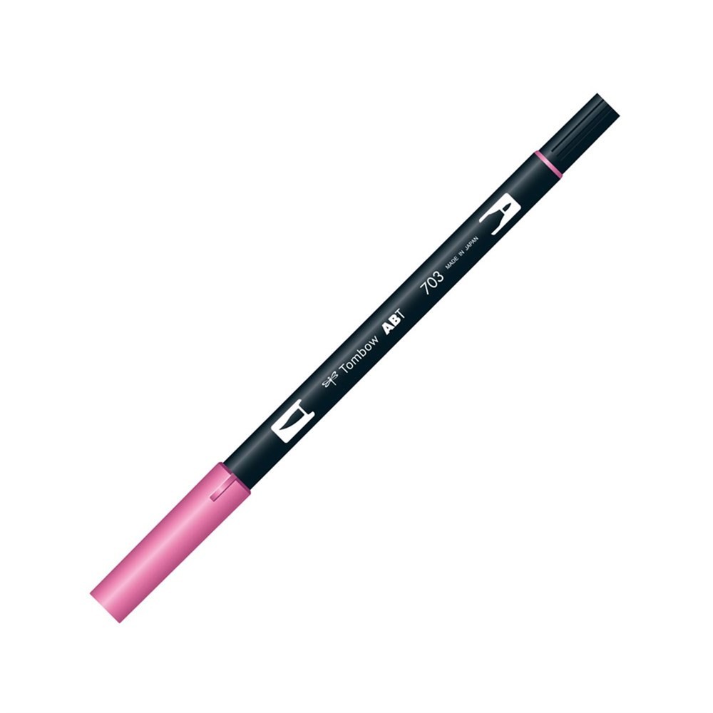 Tombow Dual Brush Pen Grafik Çizim Kalemi 703 Pink Rose