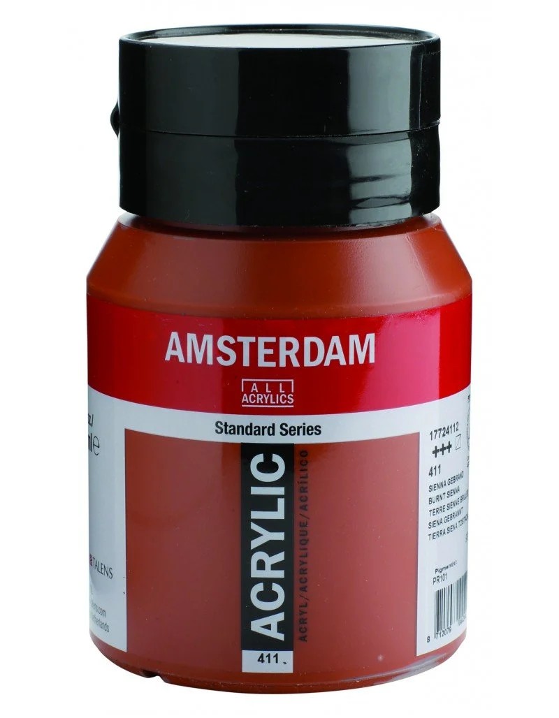 Talens Amsterdam Standard Akrilik Boya 500 ml 411 Burnt Sienna