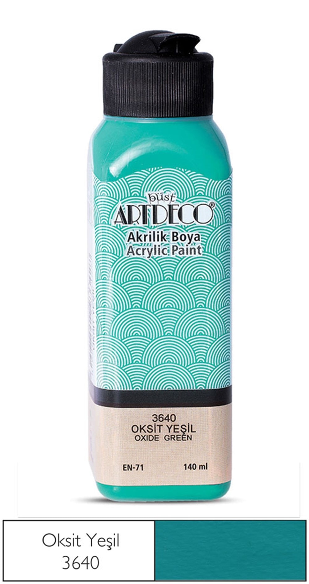 Artdeco Akrilik Boya 140 ml 3640 Oksit Yeşil