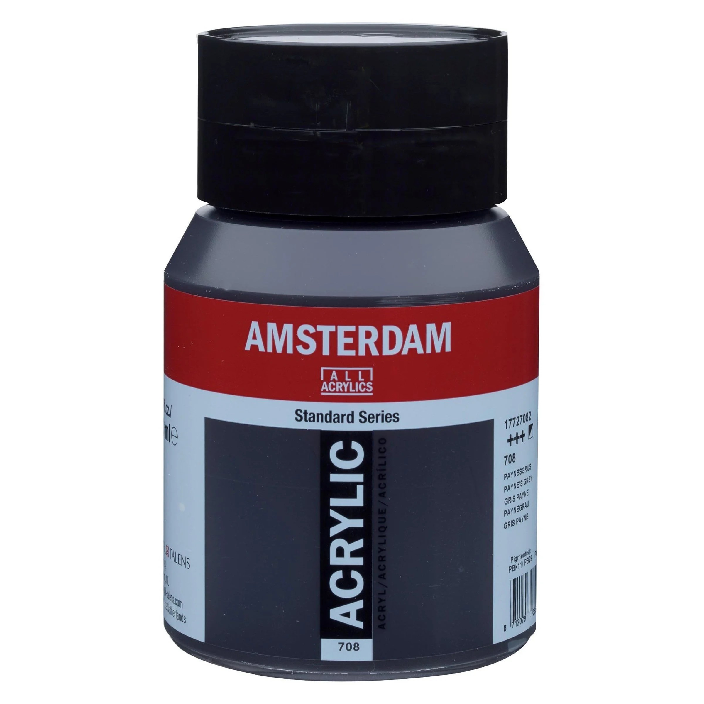 Talens Amsterdam Standard Akrilik Boya 500 ml 708 Paynes Grey