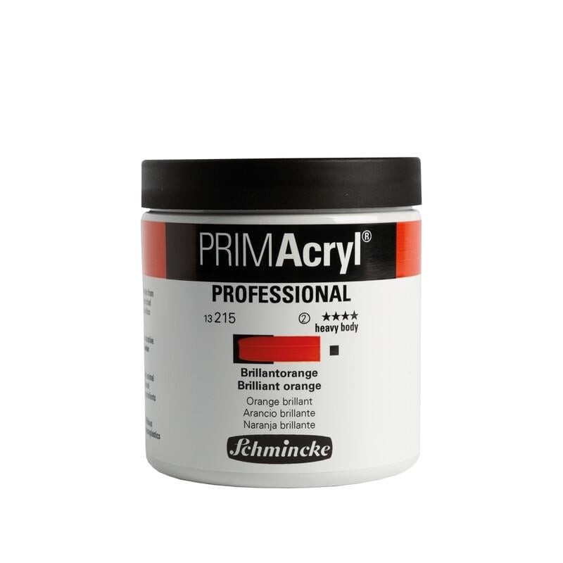 Schmincke Primacryl Artist Akrilik Boya 237 ml Seri 2 215 Brilliant Orange