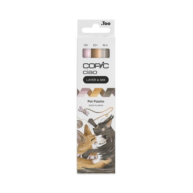 Copic Ciao 3'lü Layer Mix Set Pet Palette