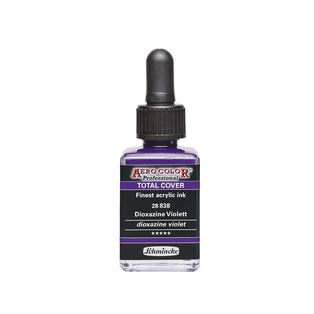 Schmincke Aero Color Akrilik Mürekkep 28 ml 838 Dioxazine Violet