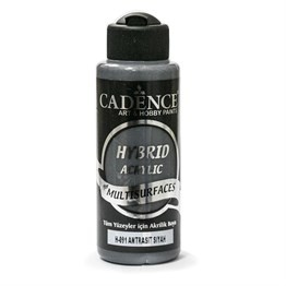 Cadence Akrilik Boya 120ml H-091 Antrasit Siyah