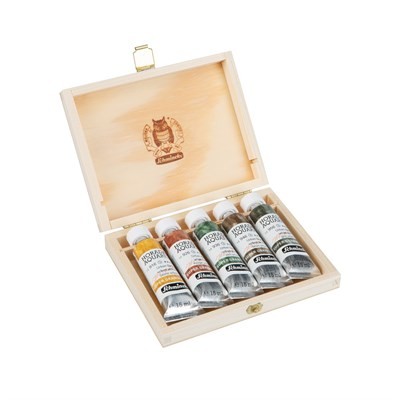 Schmincke Horadam Supergranulation Suluboya Urban Set Ahşap Kutu 5x15 ml