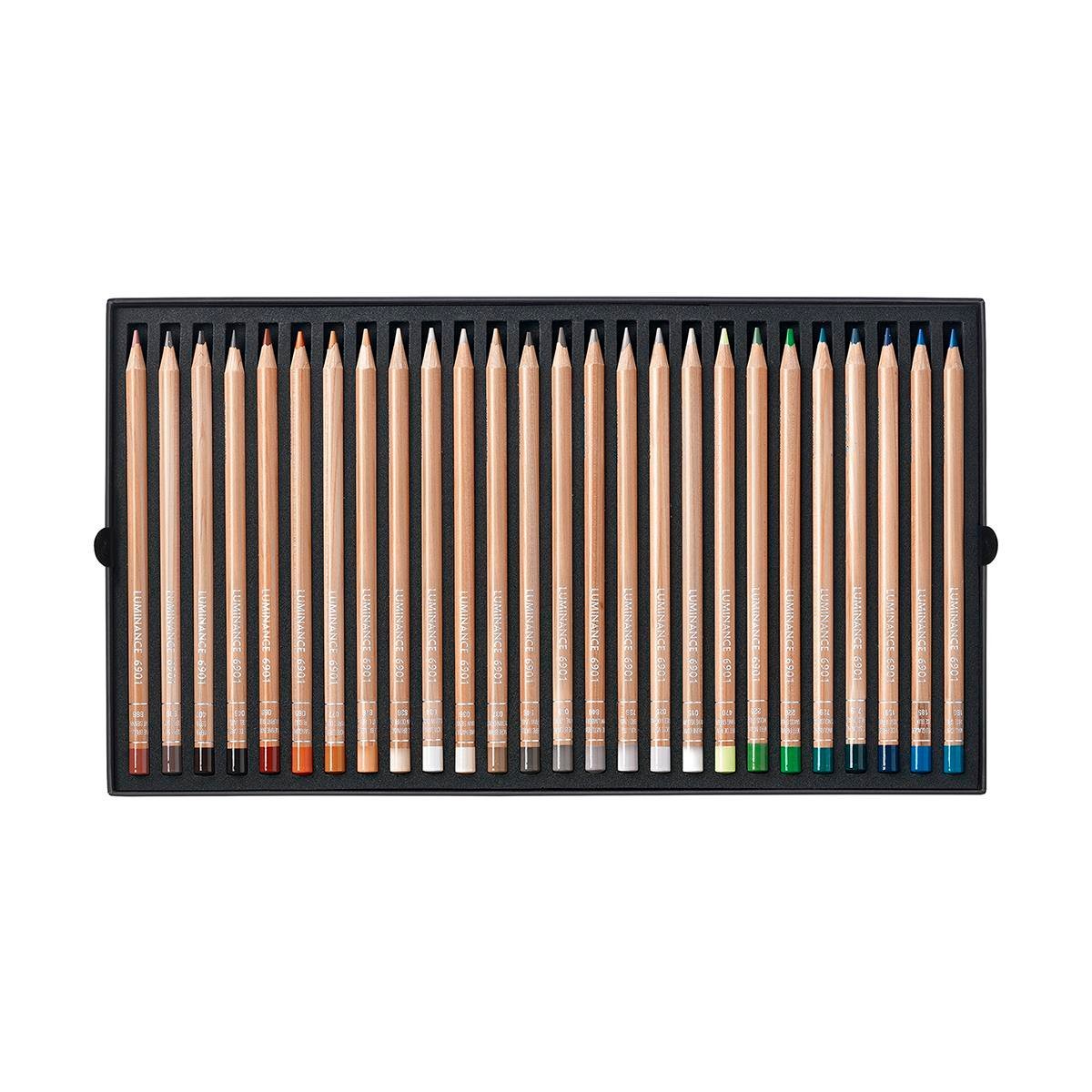 Caran d'Ache Luminance 6901 Kuru Boya Kalem Seti 76 Renk