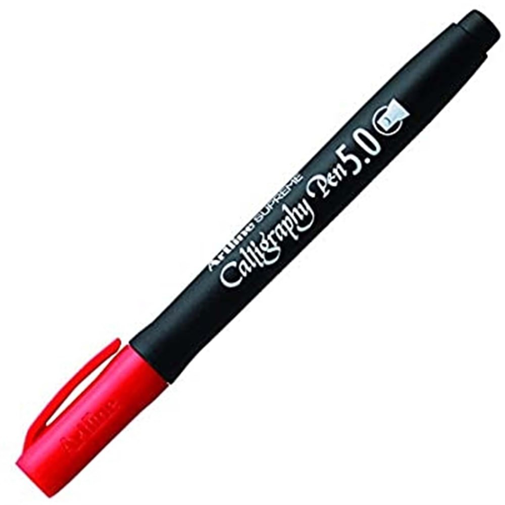 Artline Supreme Calligrapy Pen 5.0 Red