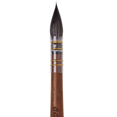 Da Vinci 499 Seri No: 3 Sılver Pen Water Colour Brush Handle From Kebony Wood Sciurus Vul