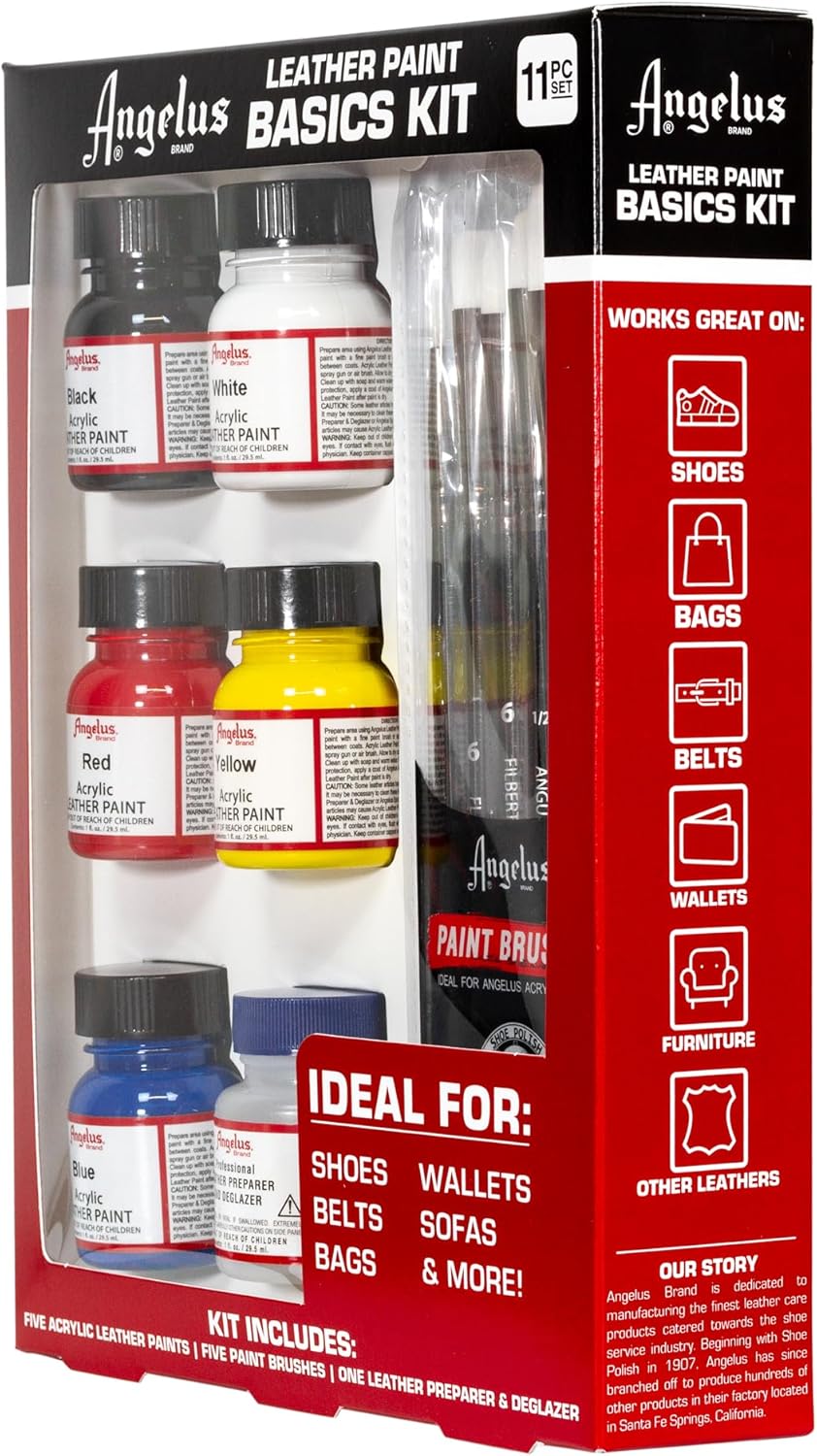 Angelus Deri Boyası Seti 6 Renk