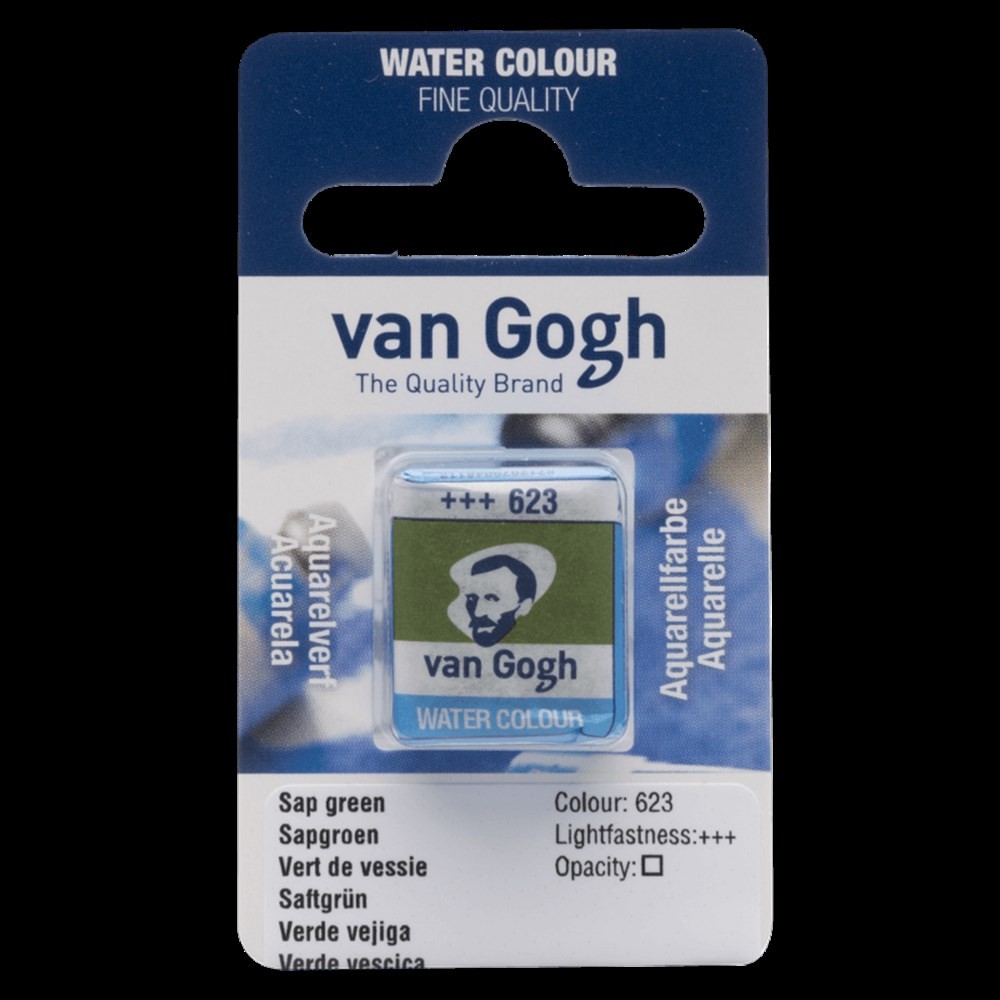 Talens Van Gogh Suluboya Tablet 623 Sap Green