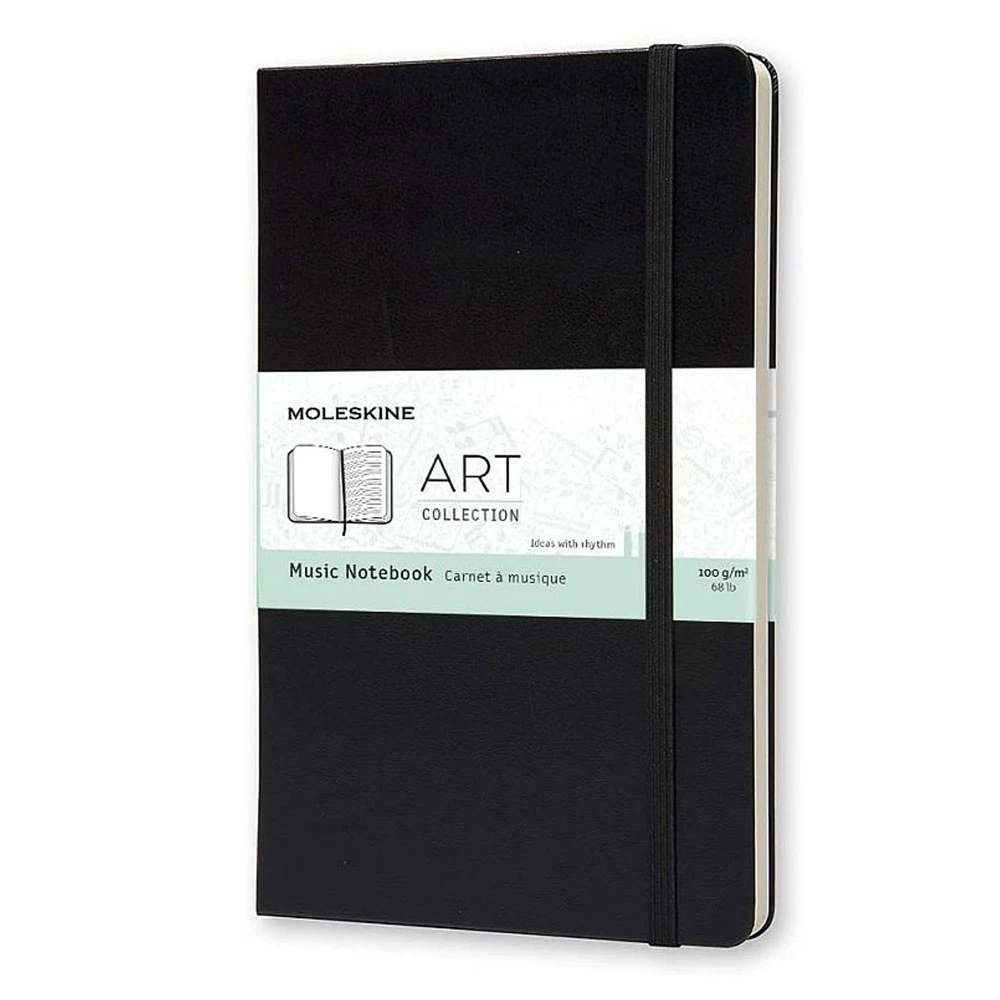 Moleskine Art Collection Müzik Defteri 13x21 192 Sayfa Black