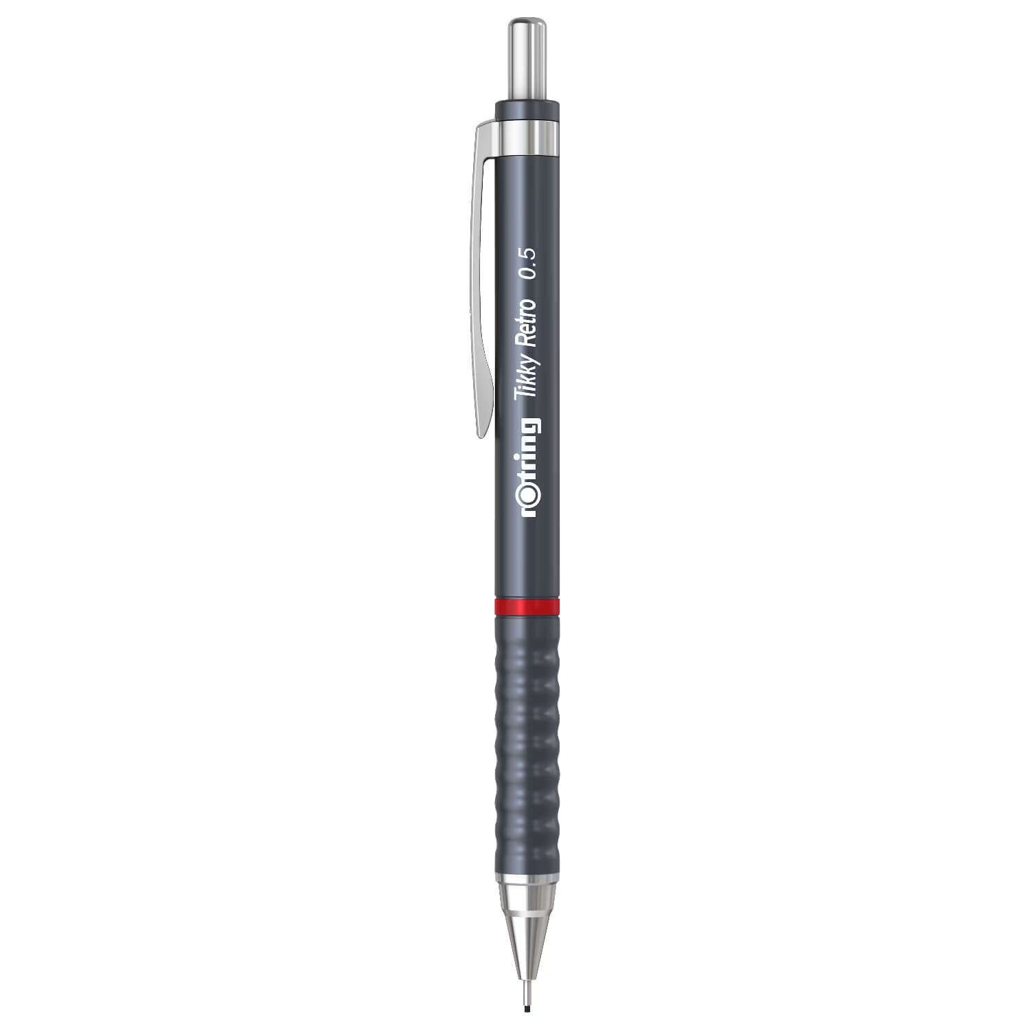 Rotring Tikky Retro Versatil Kalem Metalik Gri 0.5 mm