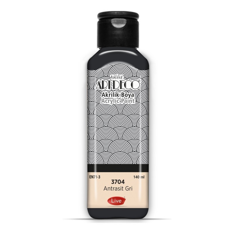 Artdeco Akrilik Boya 140 ml 3704 Antrasit Gri