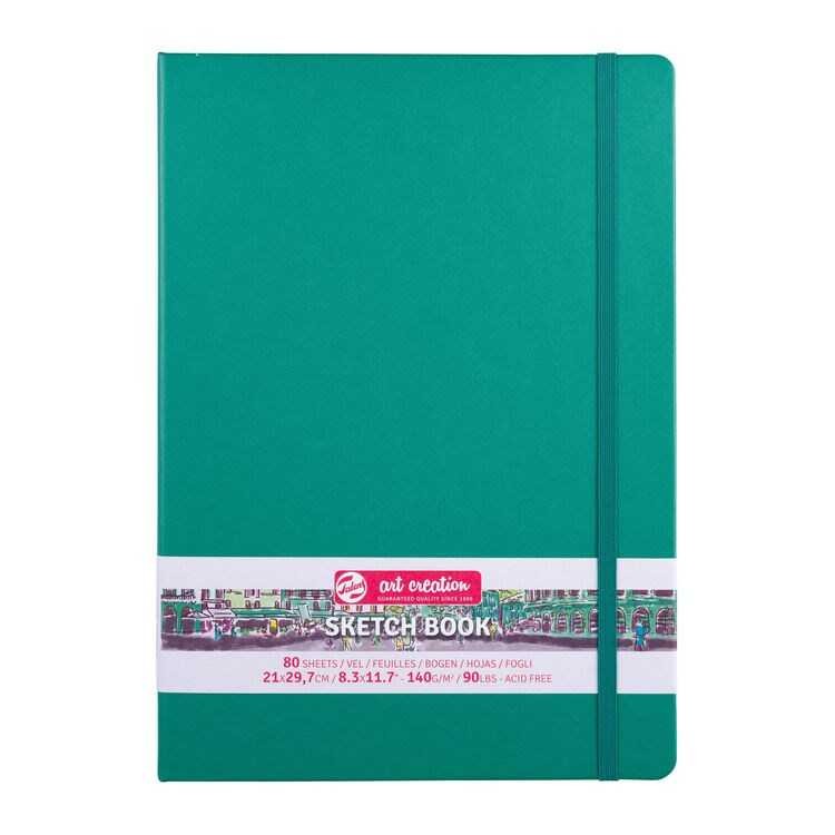 Talens Art Creation Sketch Book Forest Green 140 gr 21X29,7 cm