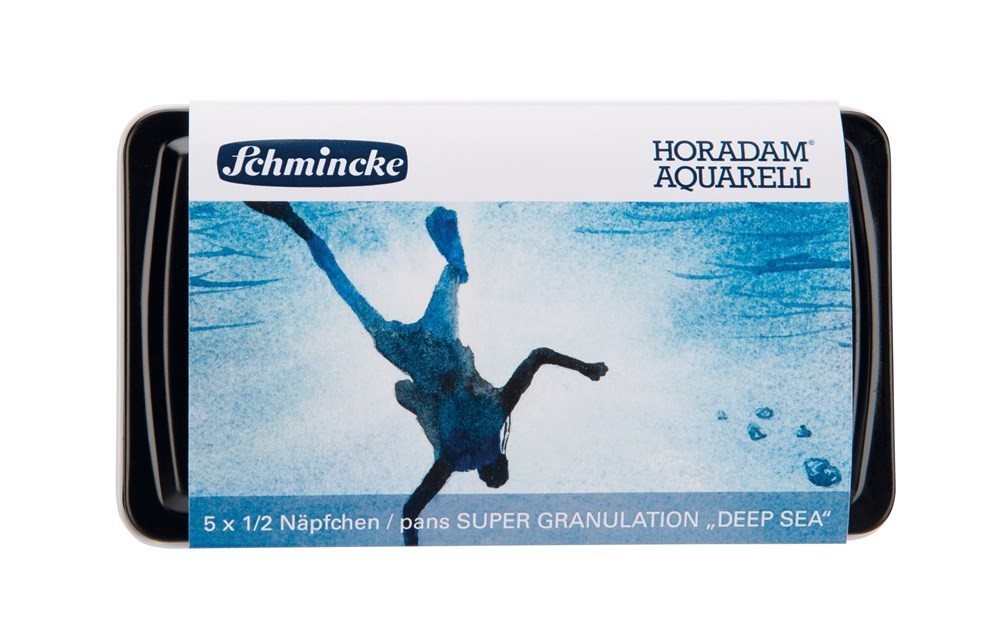 Schmincke Horadam Supergranulation Suluboya Deep Sea Set Metal Kutu 5 x 1/2 Tablet