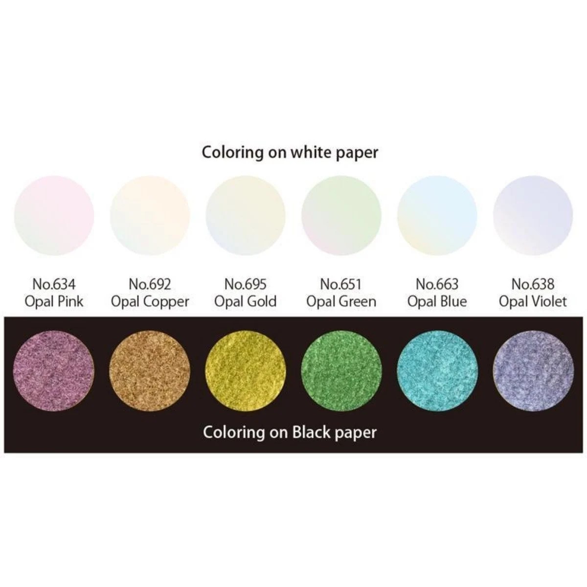 Zig Pigment Gansai Tambi Suluboya Seti 6'Lı