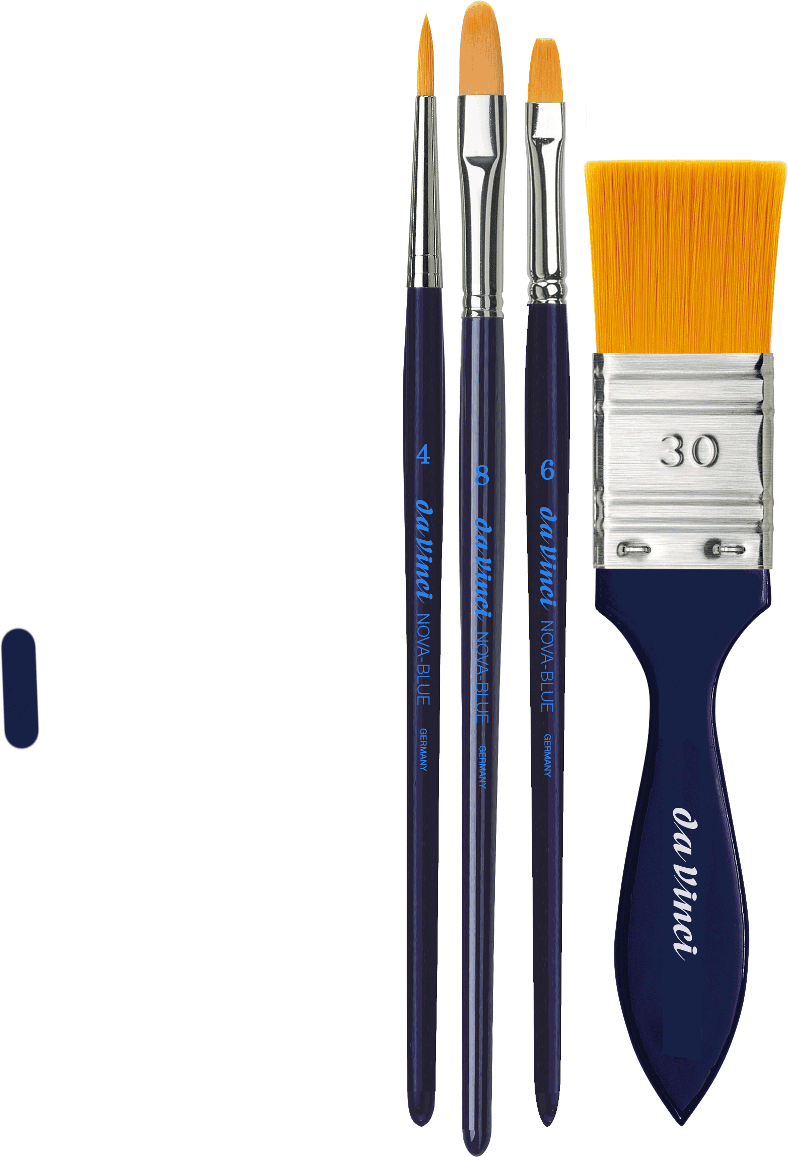 Da Vinci For Norma Blue Synthetic Oil Paint Brush Set 11660