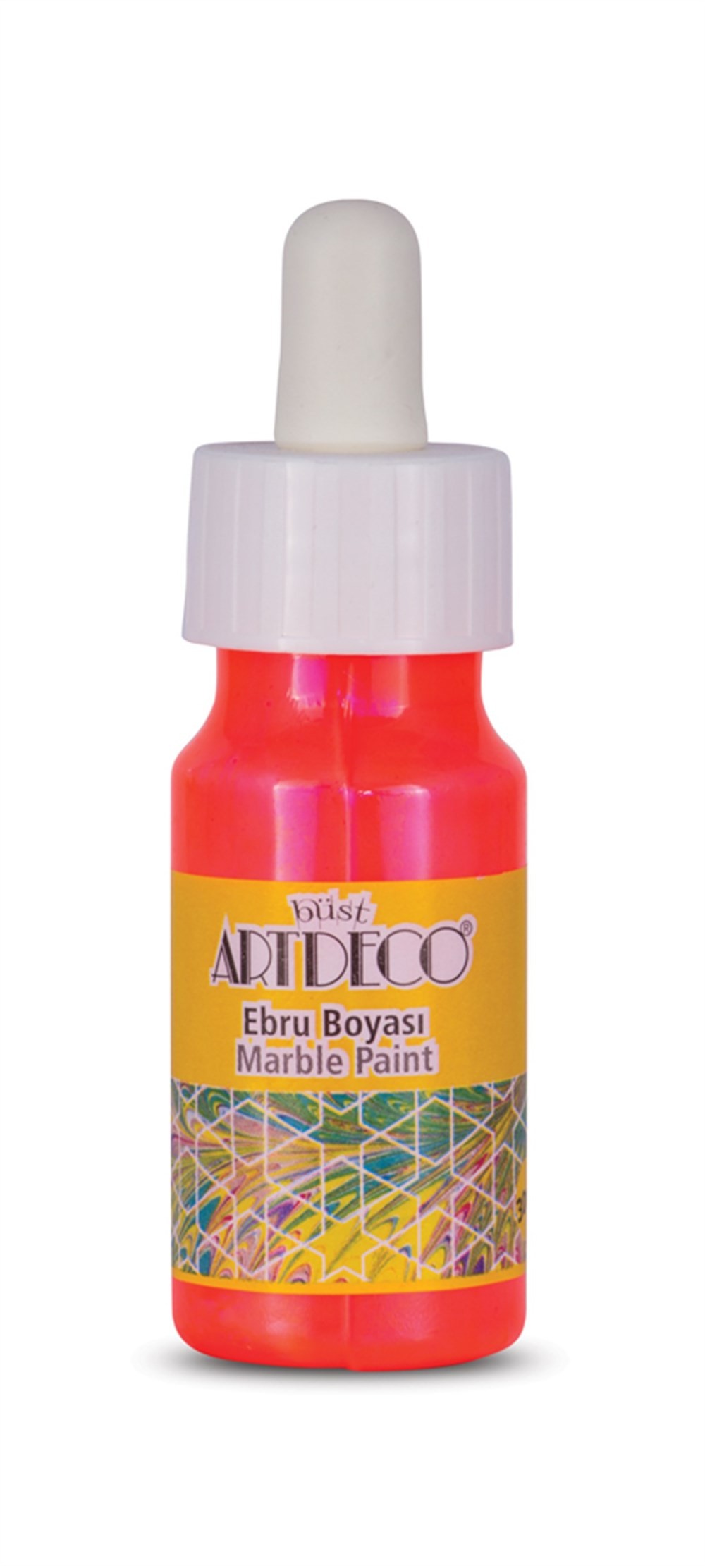 Artdeco Ebru Boyası 30 ml 92 Neon Turuncu