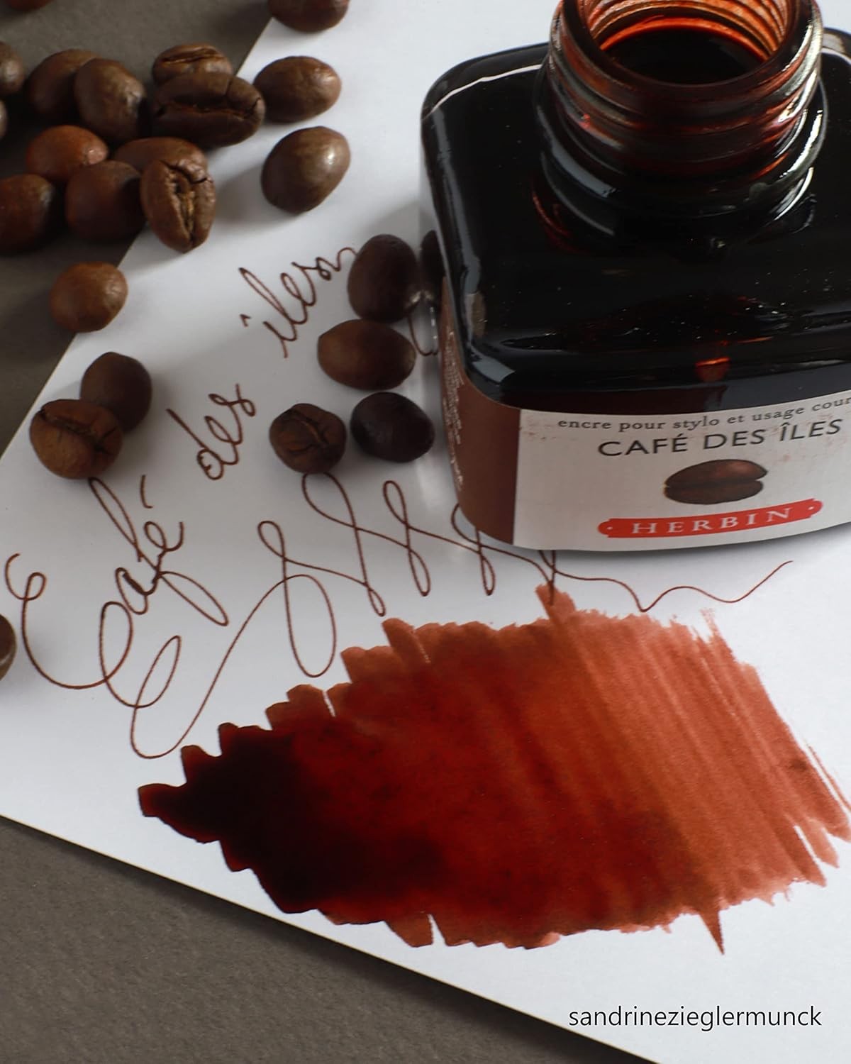 J. Herbin D Dolma Kalem Şise Mürekkep 30 ml 13046T Cafe Des İles