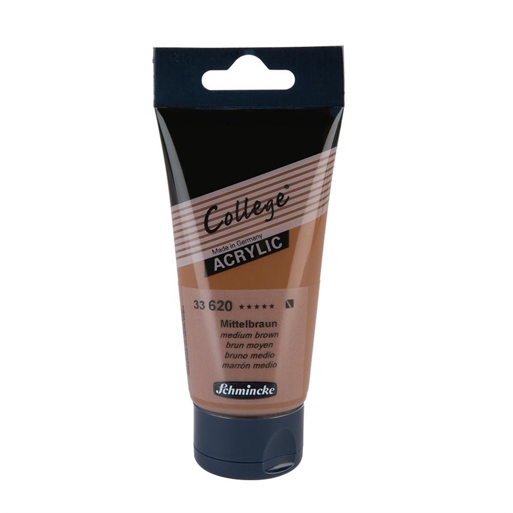 Schmincke College Acrylic Akrilik Boya 75 ml 620 Medium Brown
