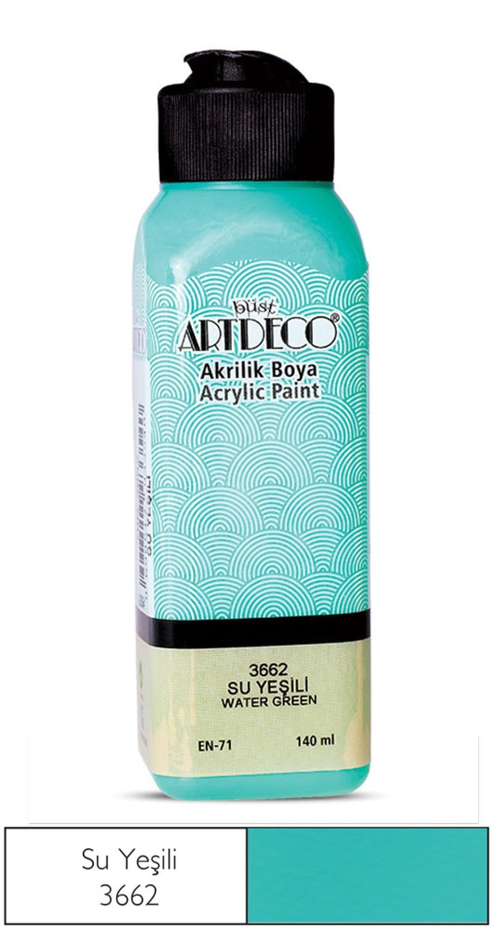 Artdeco Akrilik Boya 140 ml 3662 Su Yeşili