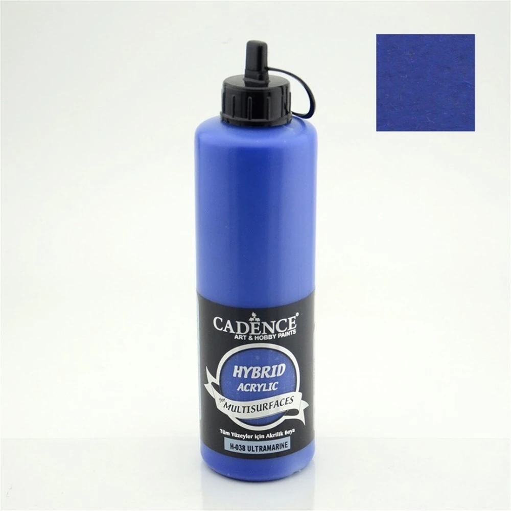 Cadence Hybrid Multisurface Akrilik Boya 500 ml H038 Ultramarine