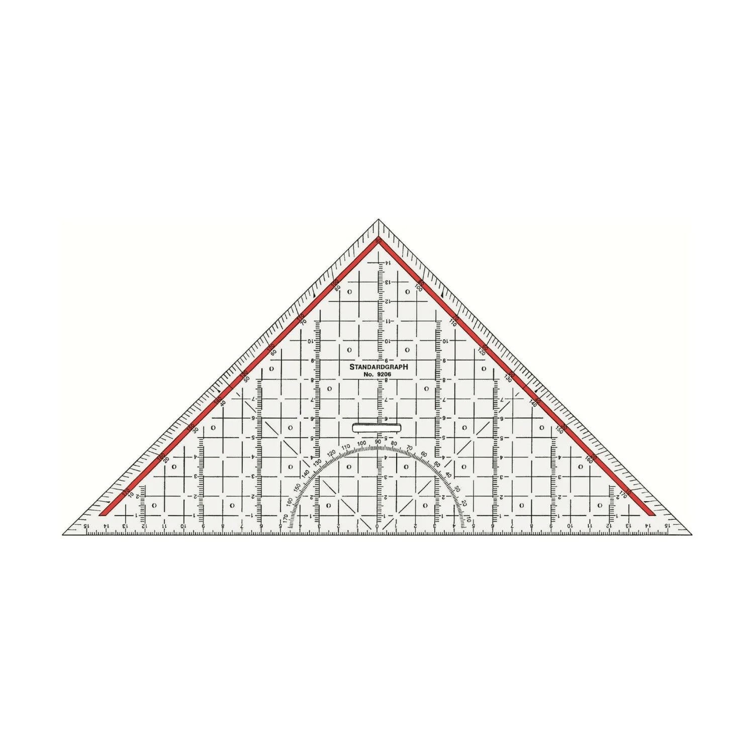 Standardgraph Üçgen Açı Şablonu 23 cm No:9200