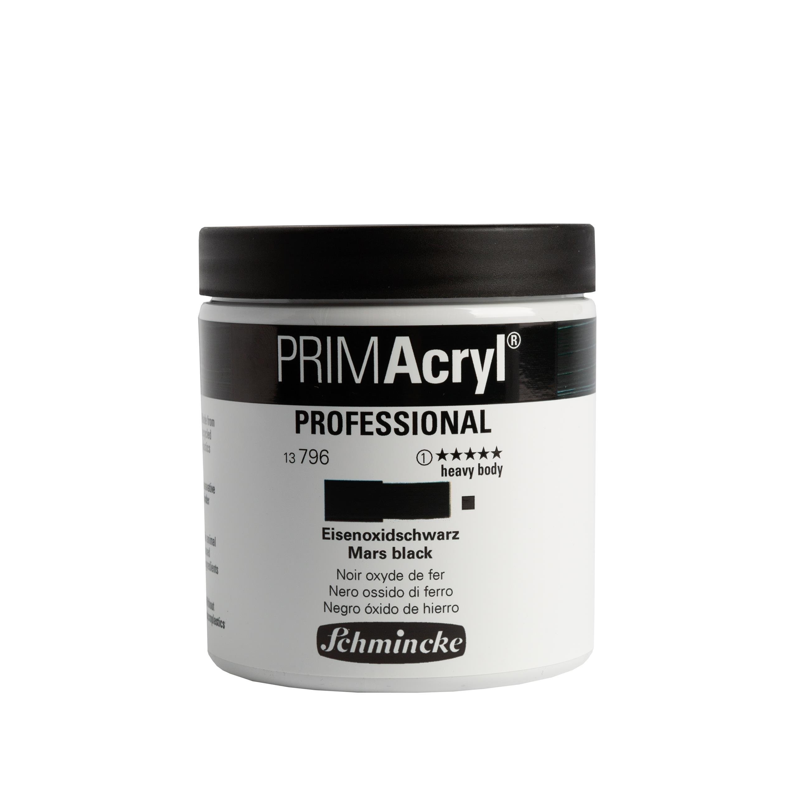 Schmincke Primacryl Artist Akrilik Boya 237 ml Seri 1 796 Mars Black