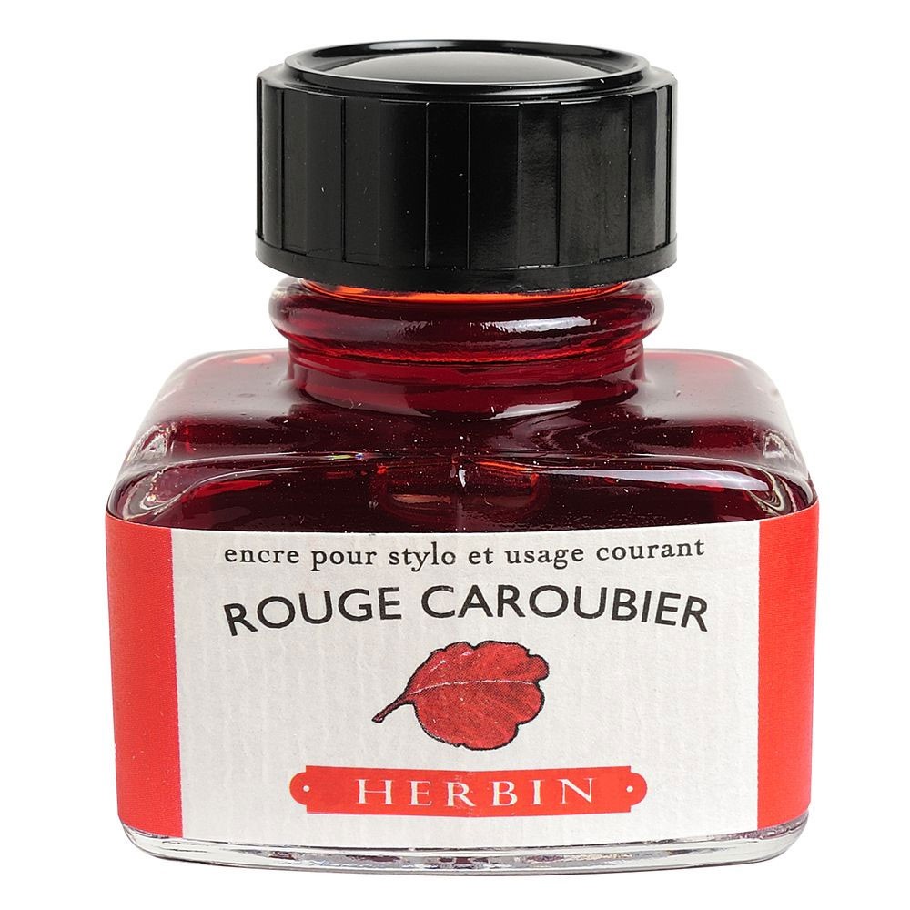 J. Herbin D Dolma Kalem Şise Mürekkep 30 ml 13022T Rouge Caroubier