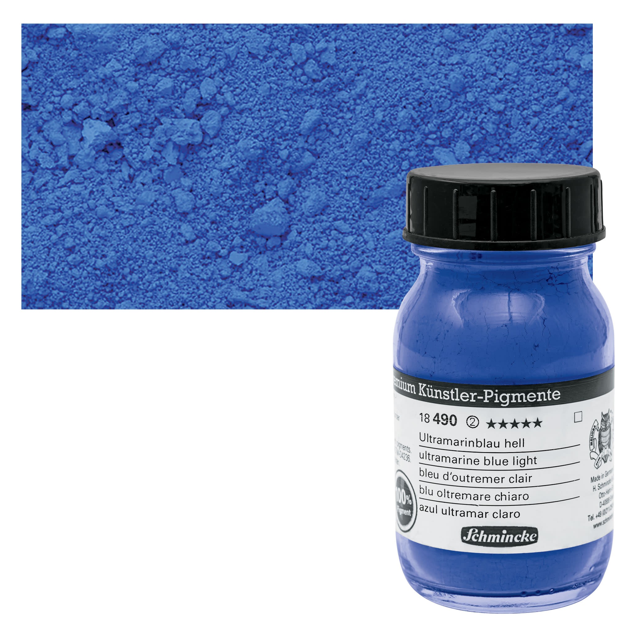 Schmincke Toz Pigment Ultramarine Blue Light 100 ml