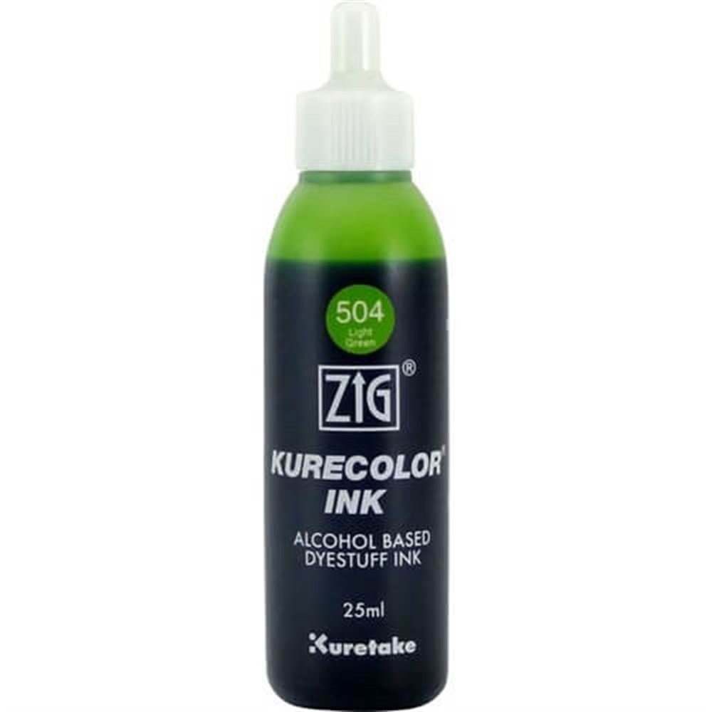 Zig Kurecolor Mürekkep 25 ml 504 Light Green