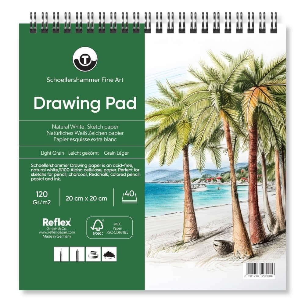 Schoellershammer Drawing Pad Çizim Defteri 120 gr 20x20 cm 40 Yaprak