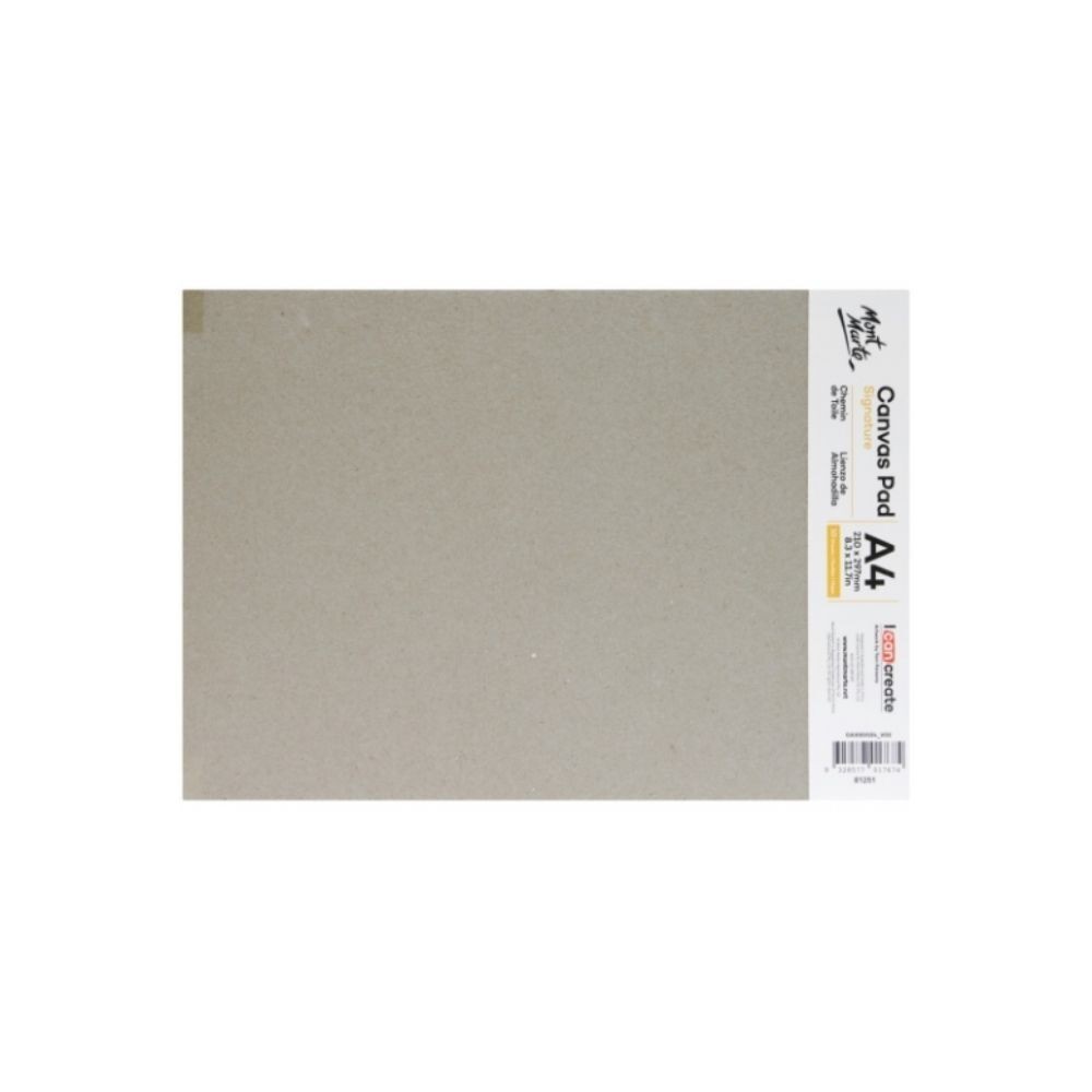 Mont Marte Kanvas Pad Blok Signature A4 10 Sayfa