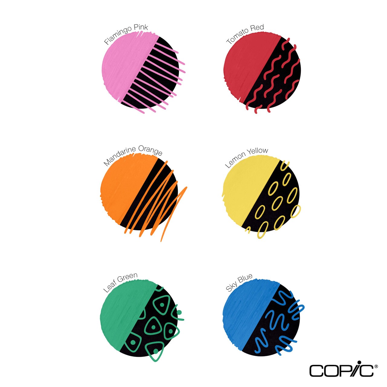 Copic Acrea Marker 6'lı Set Vivid