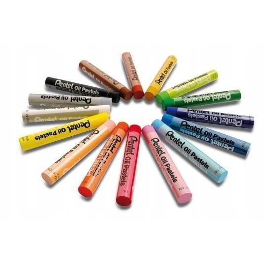 Pentel Yağlı Pastel Seti 12'li XXL